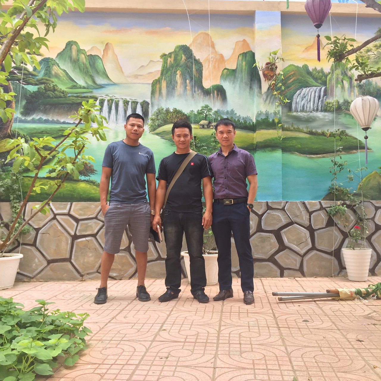 Vẽ tranh tường tại TP Vinh Nghệ An